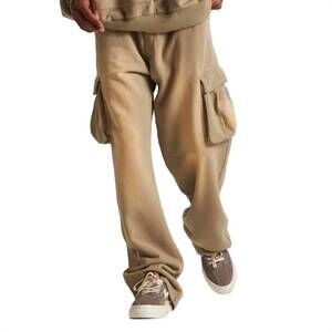 NEW EMBELLISH men's official cargo sweatpant in beige